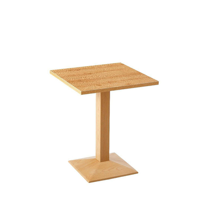 노르딕 경기 단순한 설계 야외 가구 나무로 된  철봉 식탁 60*60*75cm
